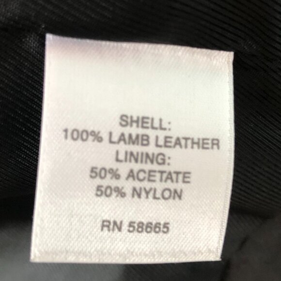 Like New Classiques Entier Luxurious Black Leather Jacket - Women's Large - Picture 9 of 9